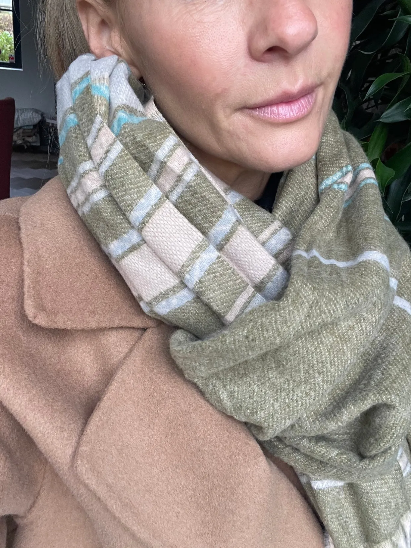 VIAMAJA Tørklæder<Tørklæde Sasha - Army Grøn Strib