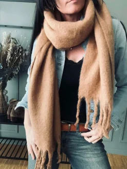 VIAMAJA Tørklæder<Tørklæde Vamset Camel