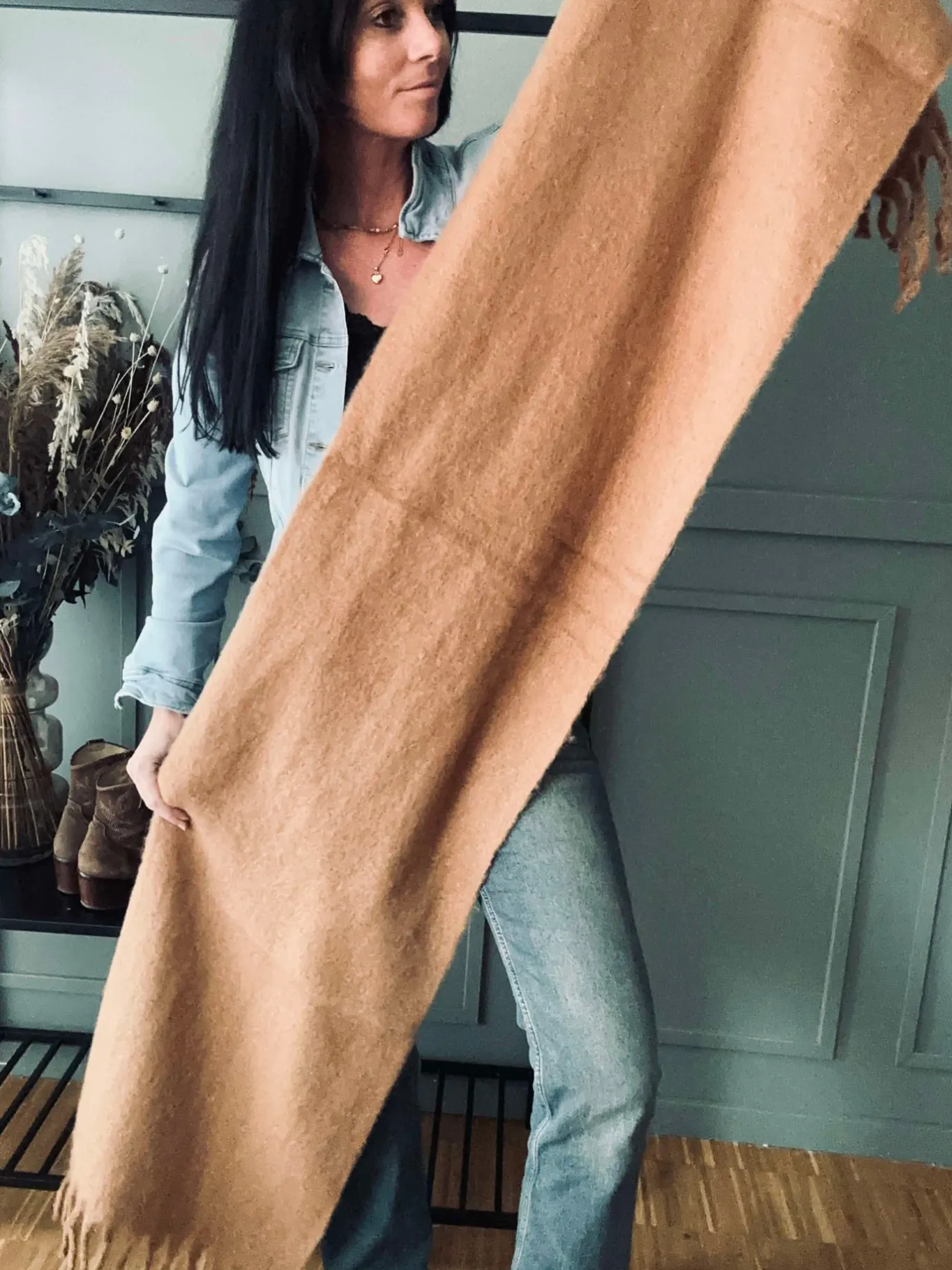 VIAMAJA Tørklæder<Tørklæde Vamset Camel