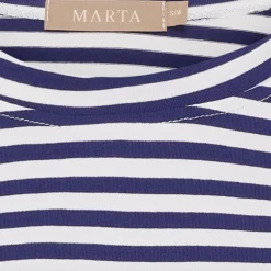 VIAMAJA T-Shirts<T-shirt Navy strib