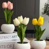 VIAMAJA Blomster|Påske<Tulipaner med lys - Gul