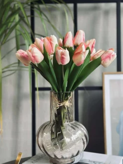 VIAMAJA Blomster|Påske<Tulipaner Silke look– Flere farver