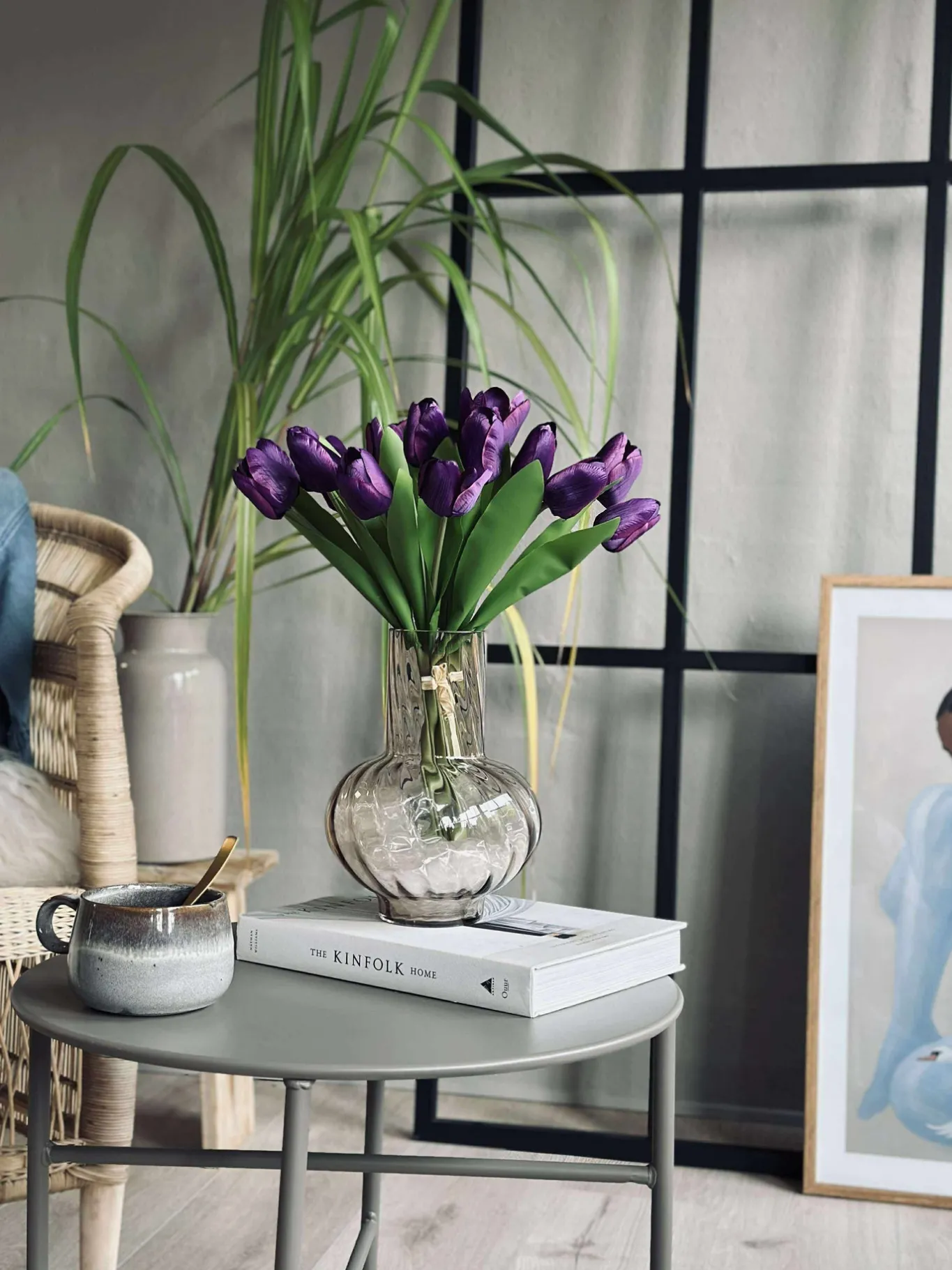 VIAMAJA Blomster|Påske<Tulipaner Silke look– Flere farver