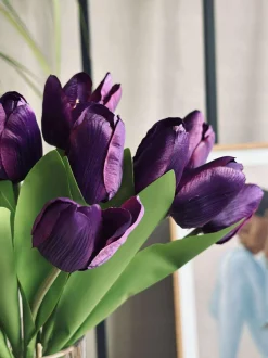 VIAMAJA Blomster|Påske<Tulipaner Silke look– Flere farver