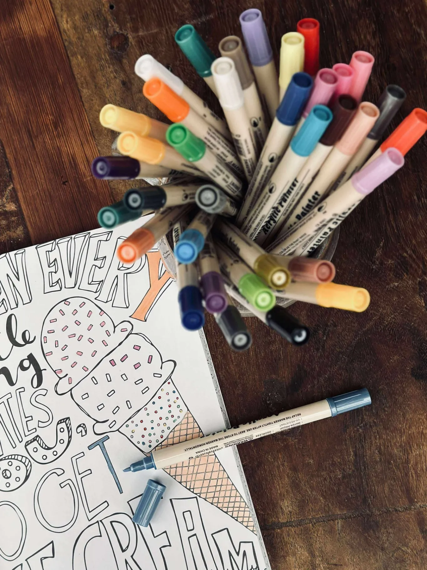 VIAMAJA Tegneartikler|Art Therapy<Tusser - Akryl Twinmarkers 36 stk.