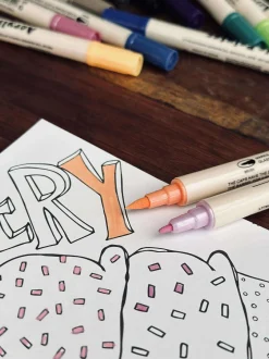 VIAMAJA Tegneartikler|Art Therapy<Tusser - Akryl Twinmarkers 36 stk.