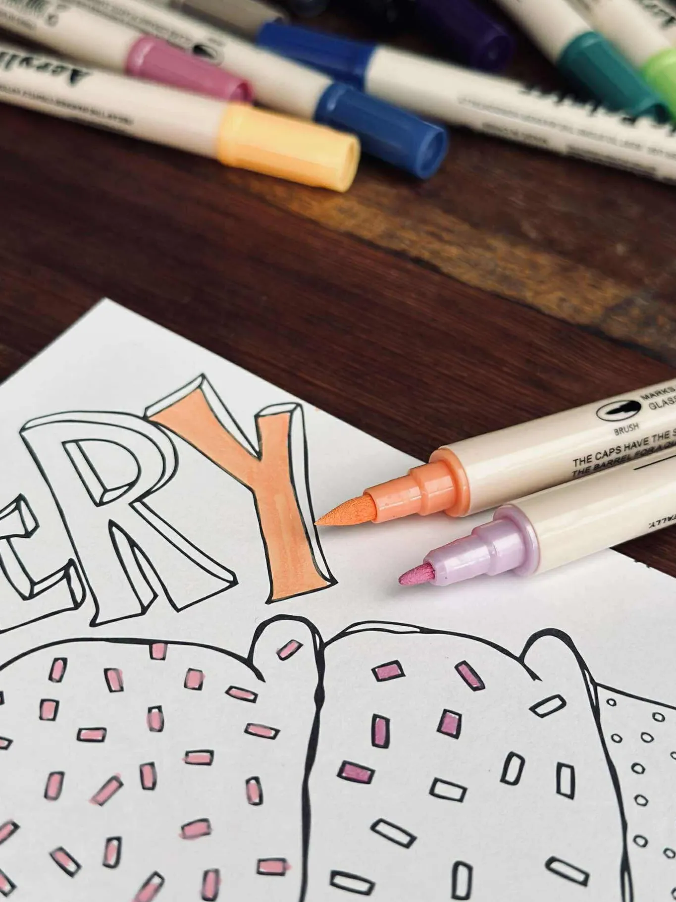 VIAMAJA Tegneartikler|Art Therapy<Tusser - Akryl Twinmarkers 36 stk.