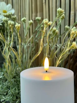 VIAMAJA Lys Og Led|Udendørs Led<Udendørs XL LED Bloklys H 25cm - Sæt med 2 stk ink fjernbetjening