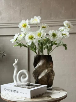 VIAMAJA Blomster<Valmue stilk 62 cm - Hvid