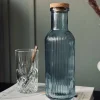 VIAMAJA Kander Og Karafler<Vandflaske med korkprop – Blue 1 ltr.