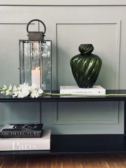 VIAMAJA Vaser<Vase ART grøn mundblæst