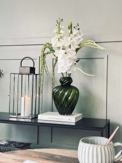VIAMAJA Vaser<Vase ART grøn mundblæst