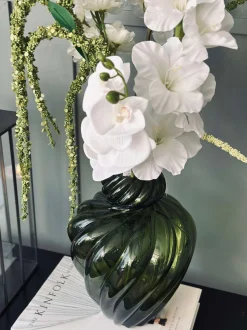 VIAMAJA Vaser<Vase ART grøn mundblæst
