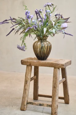 VIAMAJA Vaser<Vase Justine big brown - Mundblæst