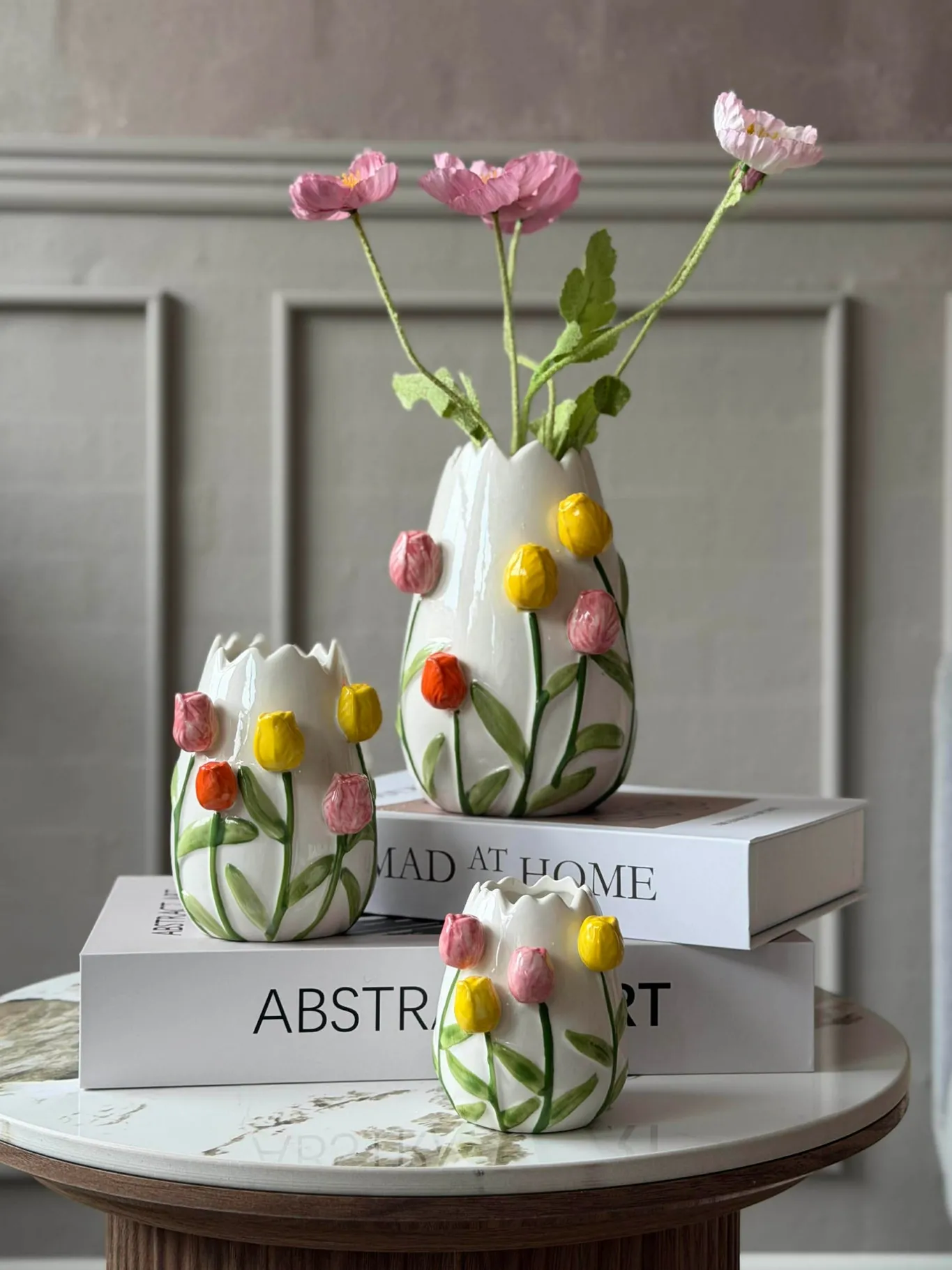 VIAMAJA Vaser|Påske<Vase med tulipaner - Flere størrelser