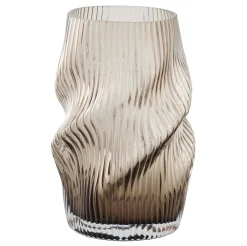 VIAMAJA Vaser|Interiør<Vase riflet - Mundblæst glas