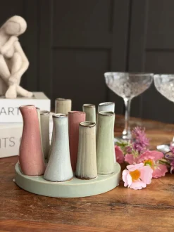 VIAMAJA Vaser|Pynte Genstande<Vase Round Raw-mix
