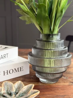 VIAMAJA Vaser<Vase Tornado Grå - Flere størrelser