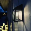 VIAMAJA Lys Og Led|Udendørs Led<Væglampe med solceller , pakke med 2 stk