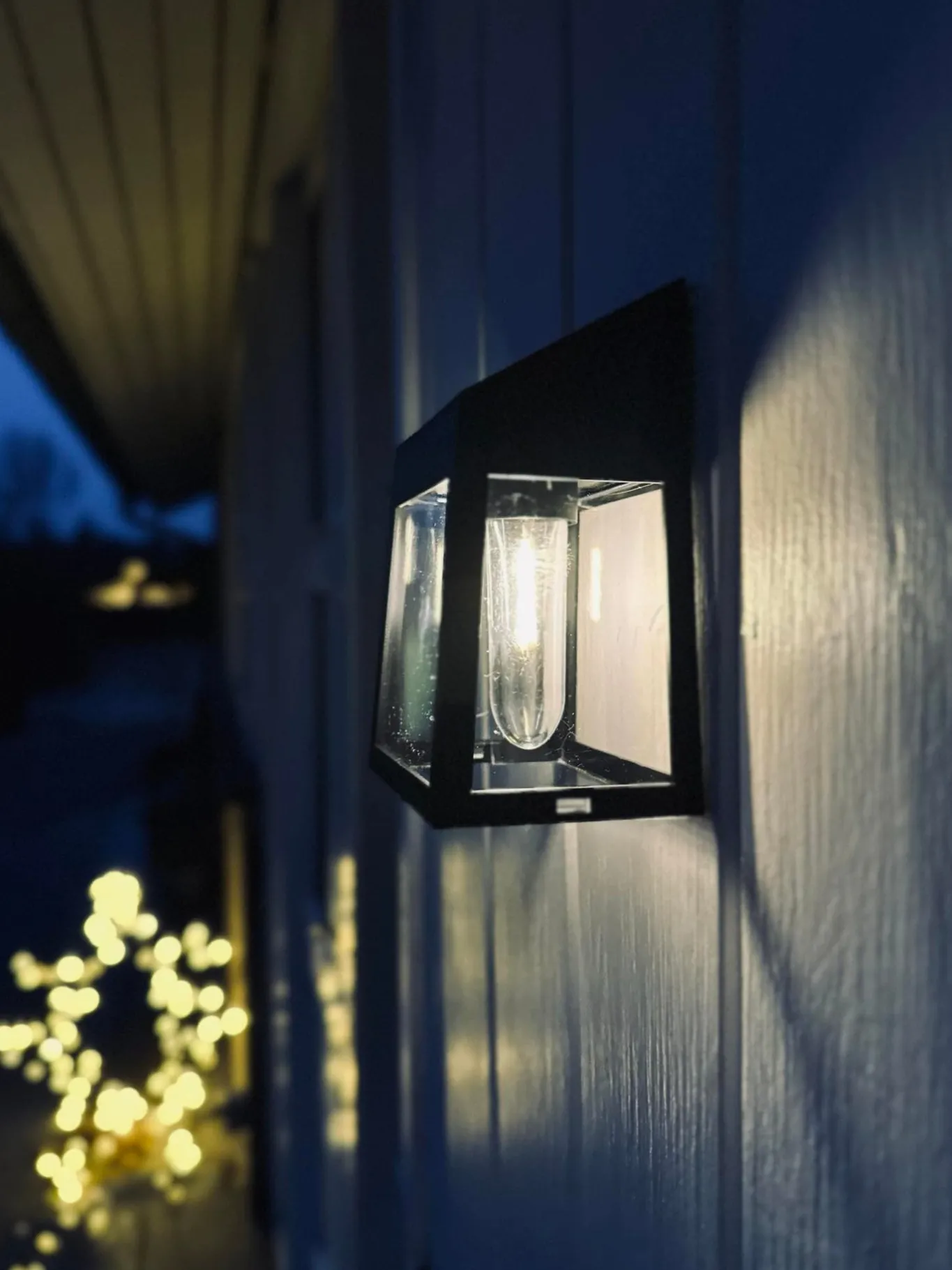VIAMAJA Lys Og Led|Udendørs Led<Væglampe med solceller , pakke med 2 stk