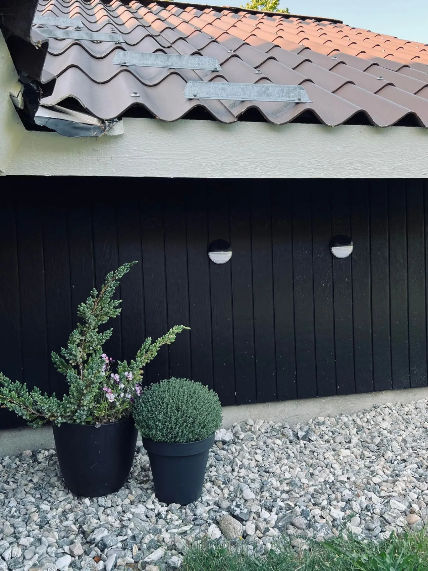 VIAMAJA Lys Og Led|Udendørs Led<Væglampe med solceller – Sæt med 4 stk