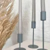 VIAMAJA Lysestager<Simple – Grey – Mellem