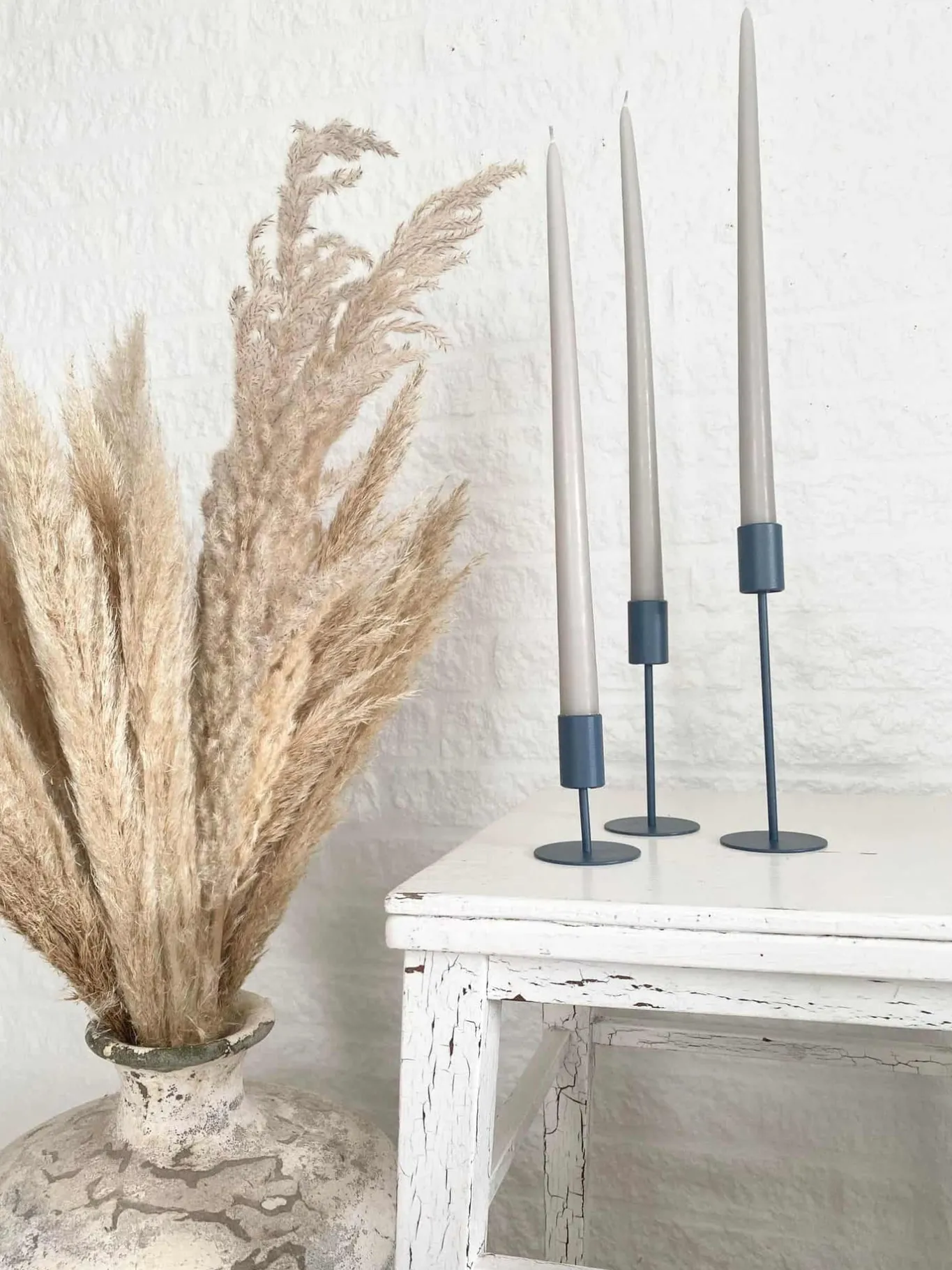VIAMAJA Lysestager<Simple – Midnight Blue – Stor