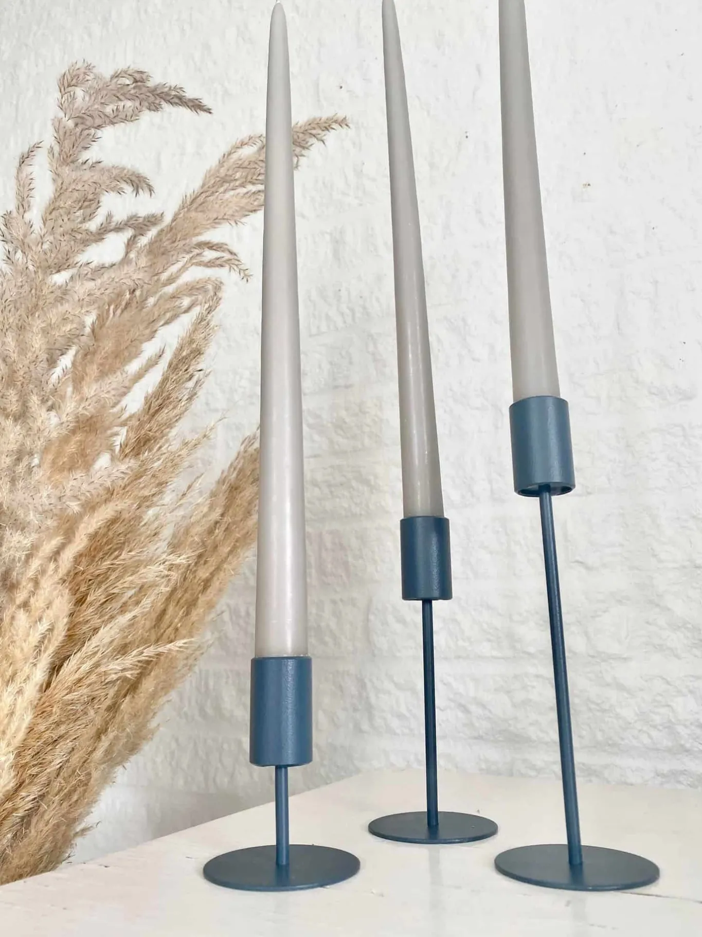 VIAMAJA Lysestager<Simple – Midnight Blue – Stor