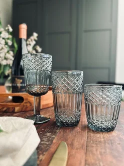 VIAMAJA Krus, Kopper Og Glas<Vinglas French grey