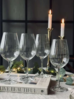VIAMAJA Krus, Kopper Og Glas|Alt Til Vin<Vinglas hvidvin CRYSTAL - Sæt med 4 stk.