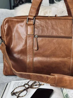 VIAMAJA Weekend Tasker<Weekendtaske Brooklyn - Cognac
