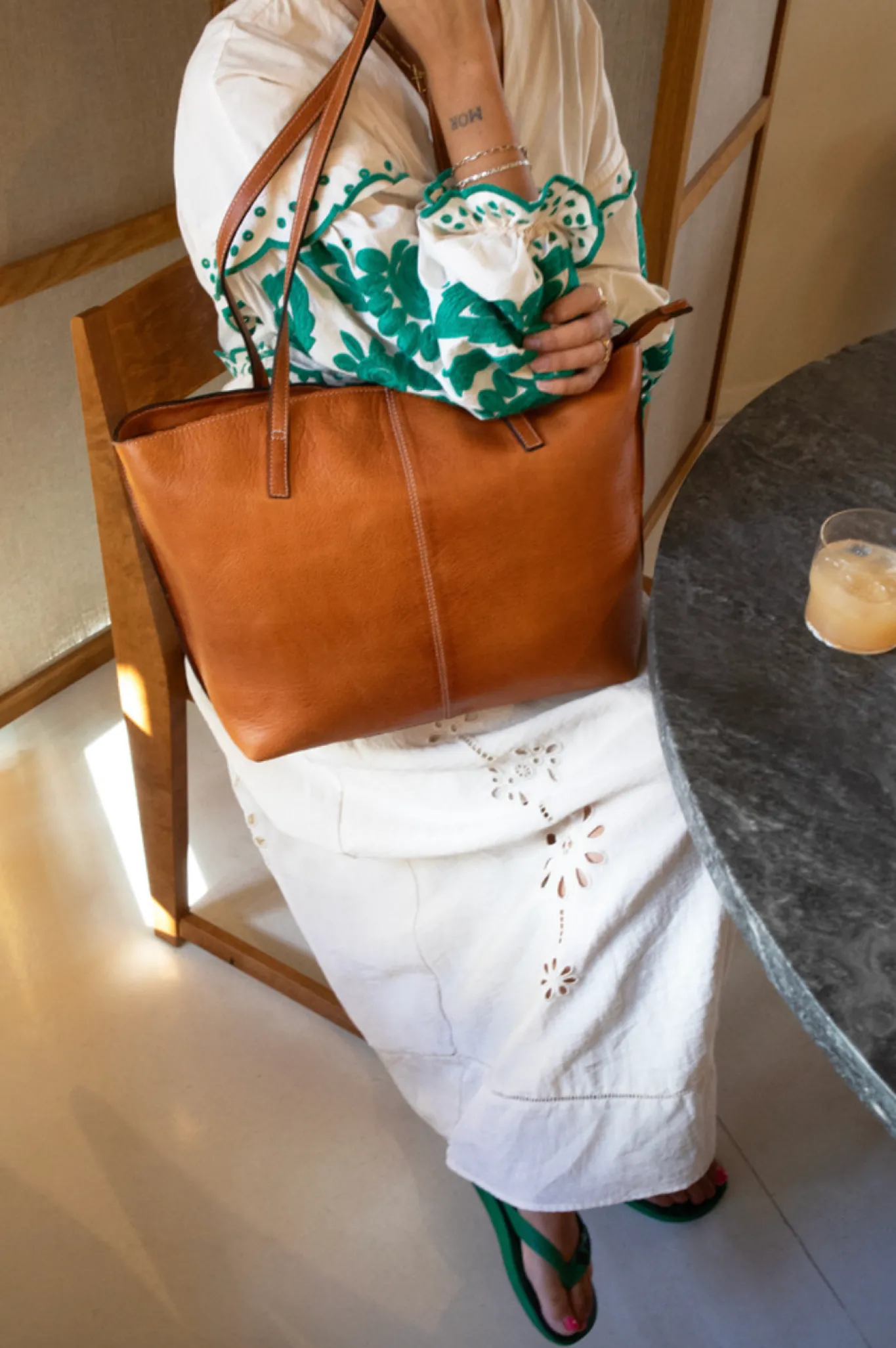VIAMAJA Computertasker|Læder Tasker<Work Bag - Malou Cognac