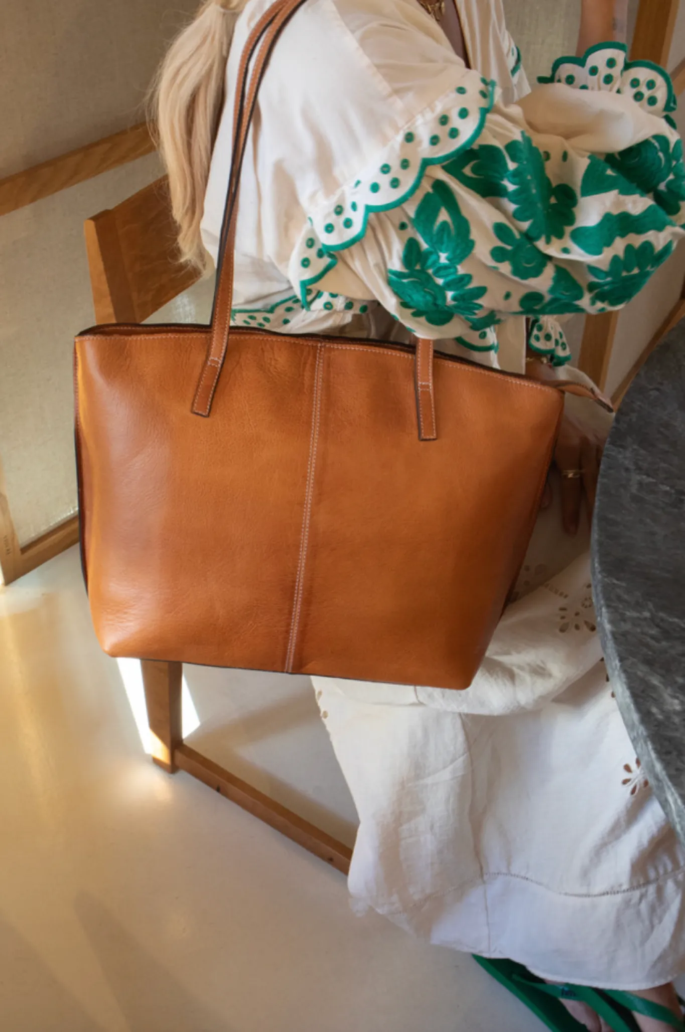 VIAMAJA Computertasker|Læder Tasker<Work Bag - Malou Cognac