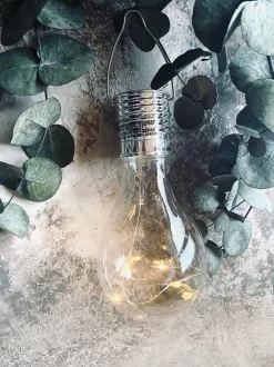 VIAMAJA Udendørs Led|Led Solceller<XL lyspære med solceller - Tilbud 4 stk