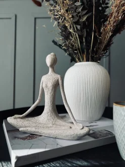 VIAMAJA Interiør|Pynte Genstande<YOGA - White Lady No.4