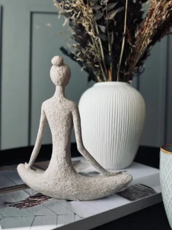VIAMAJA Interiør|Pynte Genstande<YOGA - White Lady No.4
